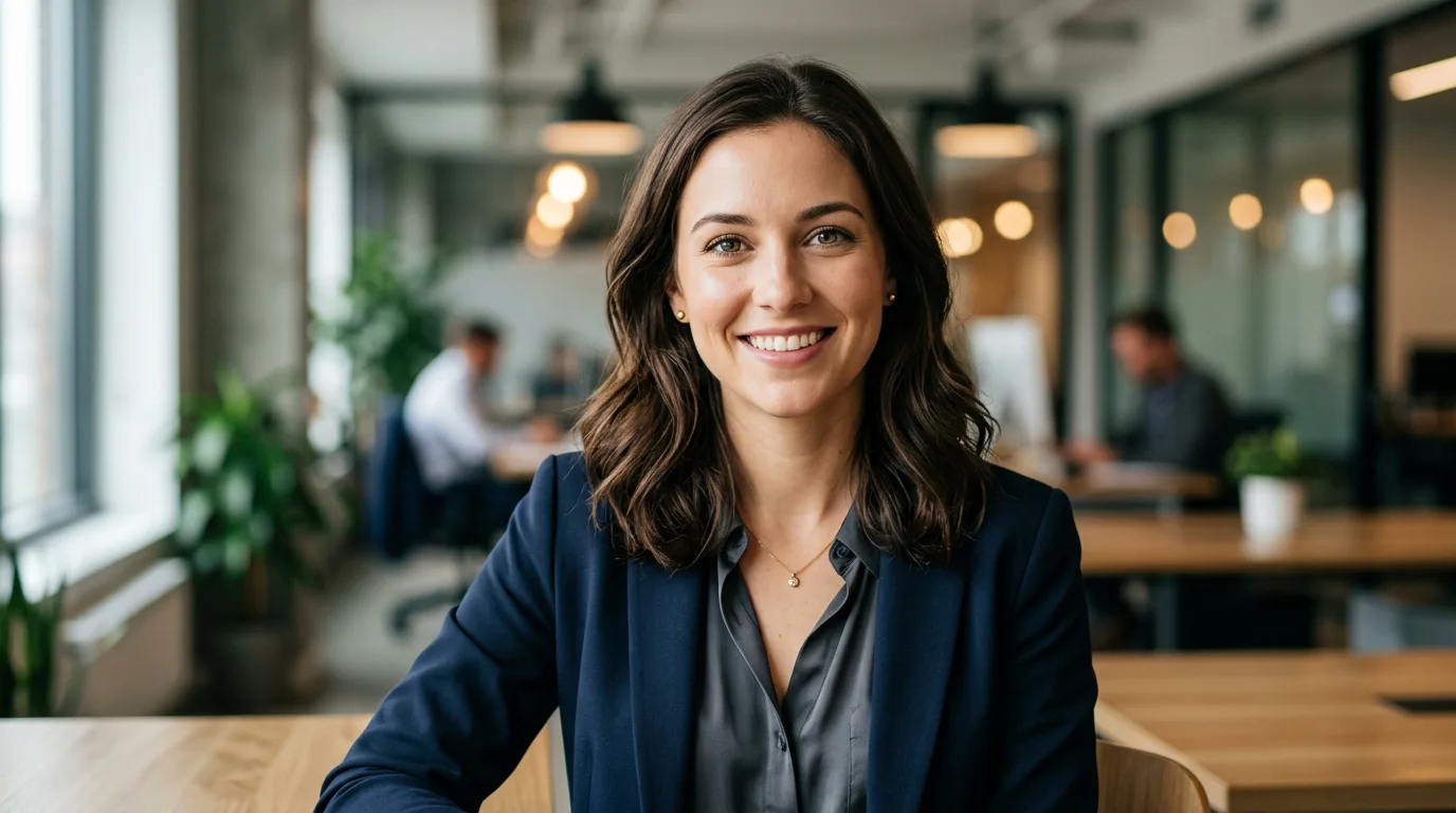 AI-generated professional headshot created with a Nano Banana portrait prompt